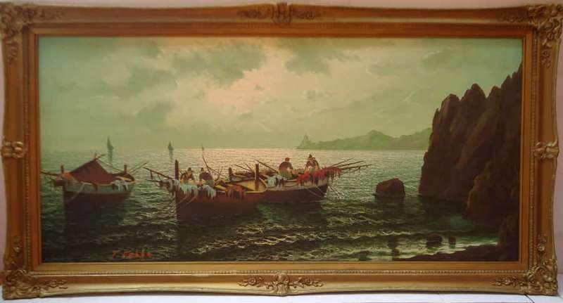 I. FABBRI OIL PAINTING