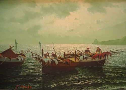 I. FABBRI OIL PAINTING