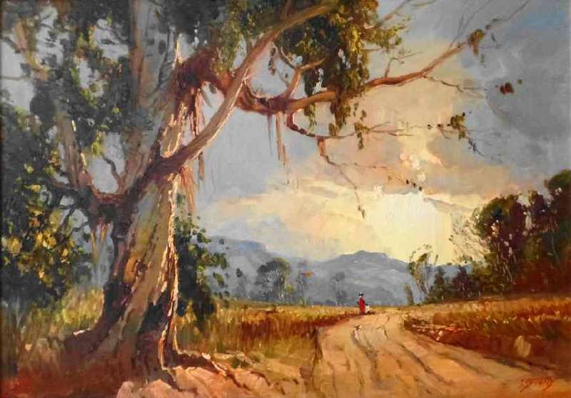 TITTA FASCIOTTI (SA 1927-1993) - FIGURES IN LANDSCAPE