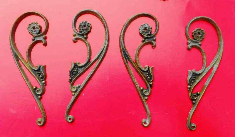 vintage brass furniture decorations