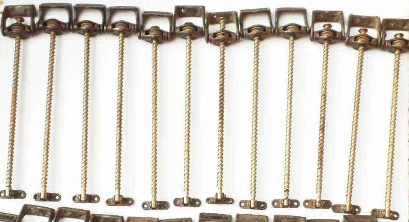 VINTAGE BRASS & METAL WINDOW WINDERS
