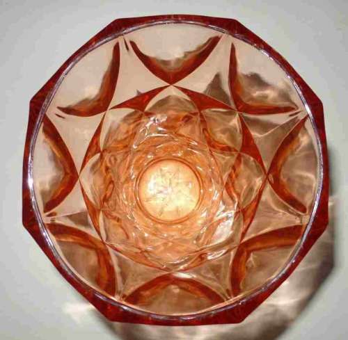 LARGE SKLO UNION GLASS VASE 