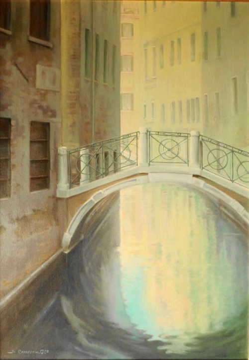 SERGIO CERNECCA (ITALIAN 1921) - LISTED ARTIST  - VENICE