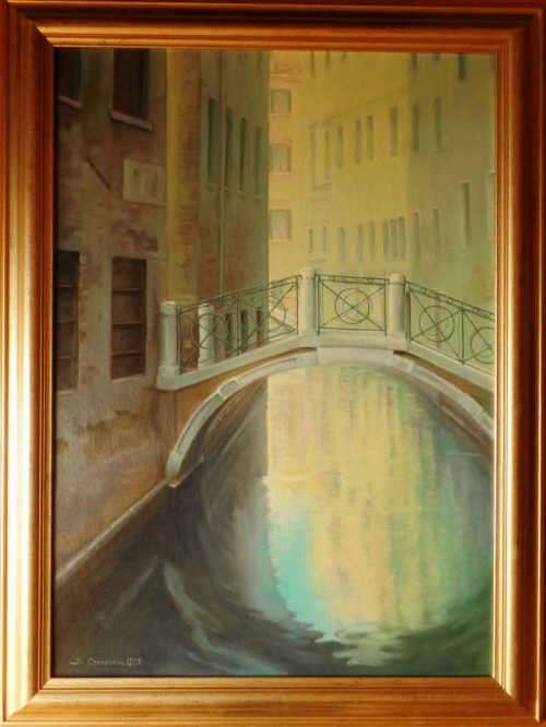 SERGIO CERNECCA (ITALIAN 1921) - LISTED ARTIST  - VENICE