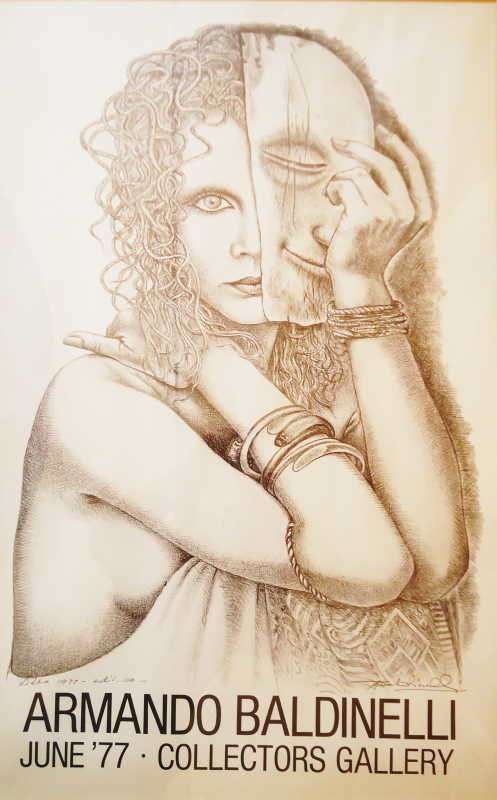 Armando Baldinelli -  The Muse - Litho