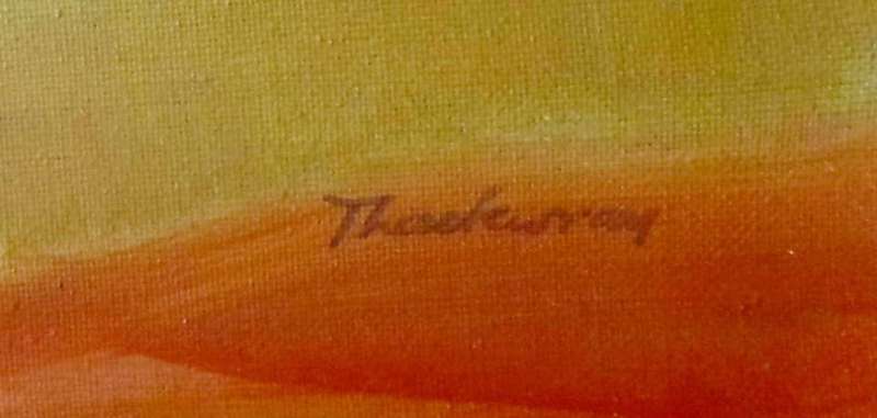 JAMES VICARY THACKWRAY - VERY LARGE SIZE - 96.5 CM x 81 CM!