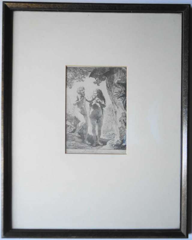 After Rembrandt - Adam and Eve