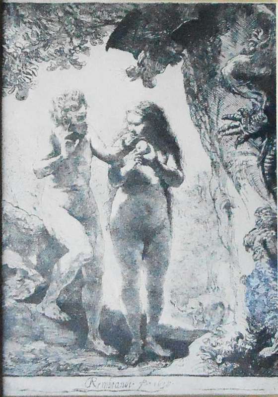 After Rembrandt - Adam and Eve