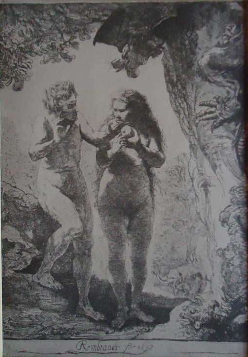 After Rembrandt - Adam and Eve