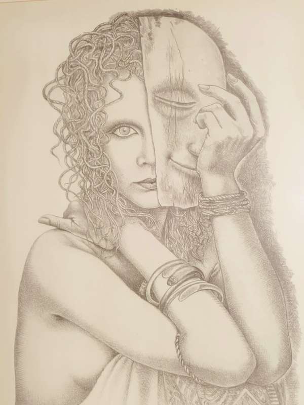 Armando Baldinelli -  The Muse - Litho