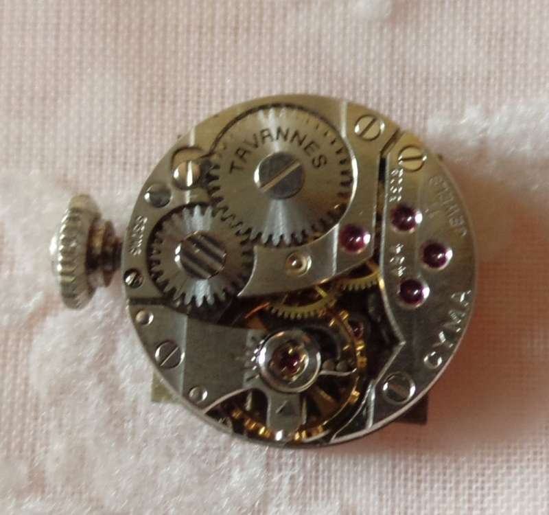 VINTAGE LADIES CYMA 18 CT. WHITE GOLD WATCH AND STRAP