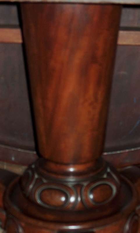 Antique tilt-top dining table