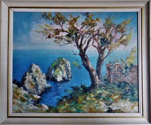 OIL PAINTING OF CAPRI