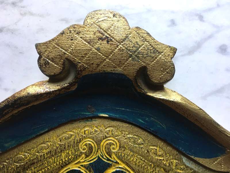 Vintage Florentine painted tray