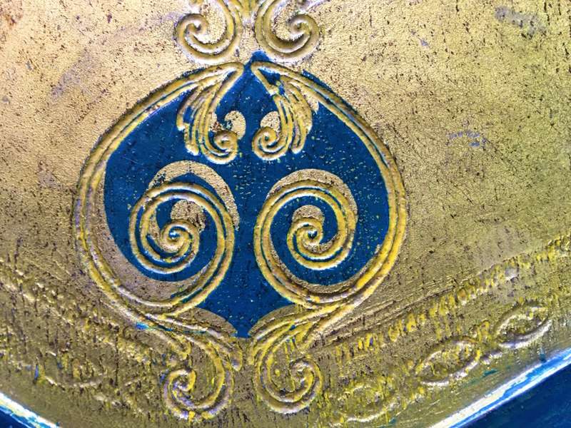 Vintage Florentine painted tray