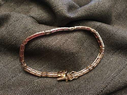 Ruby Tennis Bracelet 14ct Yellow Gold