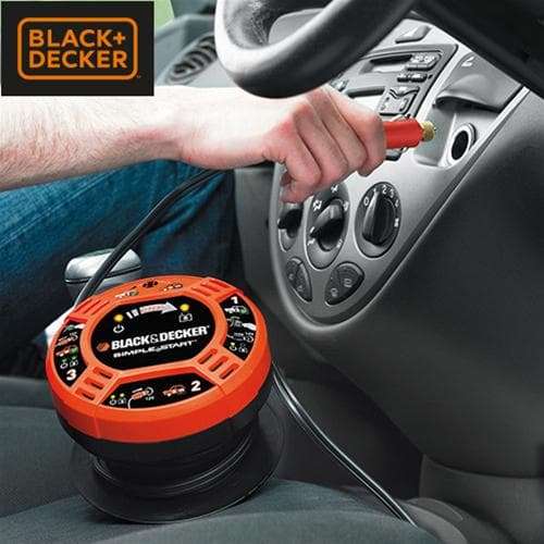 Black & Decker  Simple Start Car To Car Portable Battery Booster complete with 5 metre cable