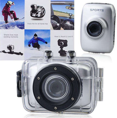 720P 2.0 inch TFT LCD Screen Waterproof HD Action Camcorder