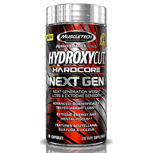 HYDROXYCUT HARDCORE NEXT GEN (100 CAPSULES / 50 SERVINGS) - WEIGHT LOSS