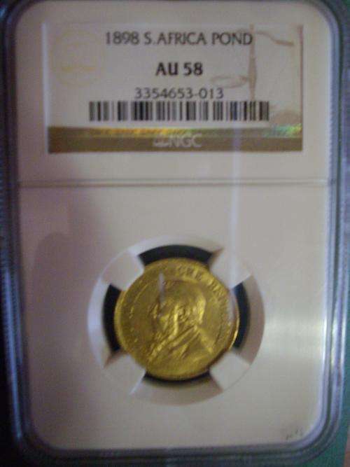 AU58((gold)) 1898 (ngc) PONDE AU58 grade  VERY HIGH GRADE