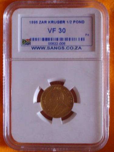 1896($$$$ONE RAND START$$$) HALF POND GOLD ZAR