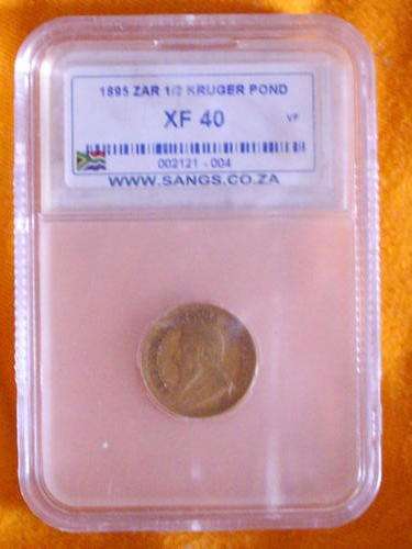 1895 HALFPOND ($$$ONE RAND START$$$) (XF40) RARE