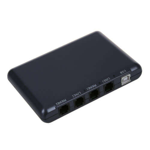 USB 2CH 2 Telephone Line Call Recorder