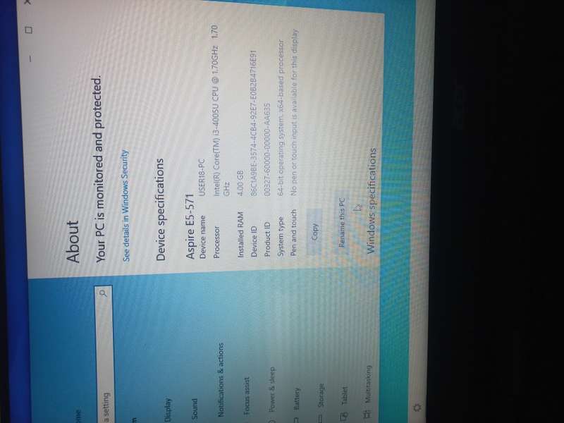 Acer E5-571 i3 Laptop