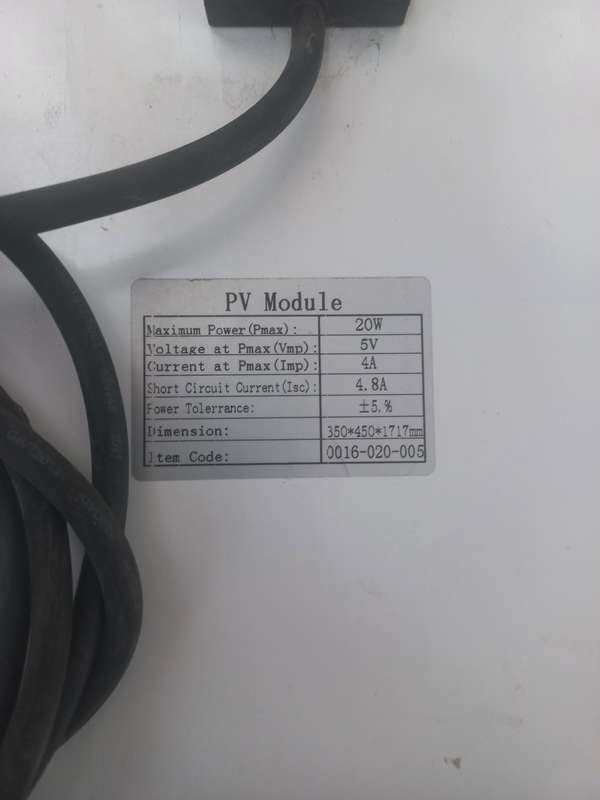ACDC 200W Solar LED flood light 20W PV Panel and Remote