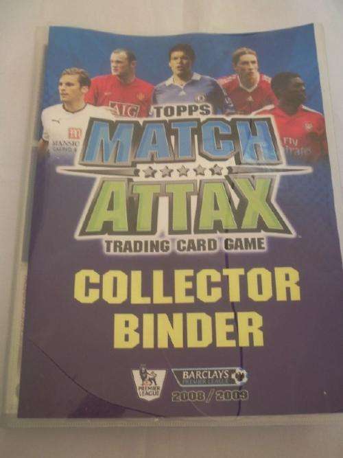 Topps Match Attax Trading Card Collector Binder - 121 Cards Inside