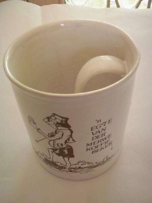 n' Egte Van Der Merwe Koffie Beker
