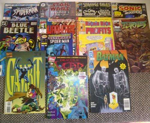Twelve Different Comics for One Bid