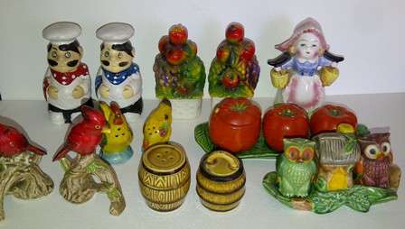 Bunch of Salt & Pepper Related Items