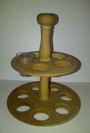 Wooden Shot Glass Holder Stand