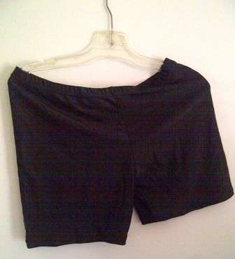 Black Spandex Shorts - Size Large