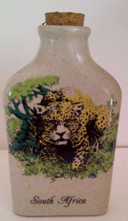 Stoneware Mmabatho Sun Souvenir Liquor Flask