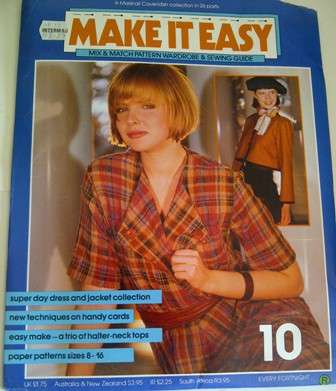 Vintage MAKE IT EASY Pattern 10