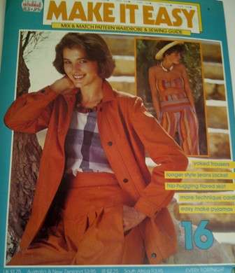 Vintage MAKE IT EASY Pattern 16