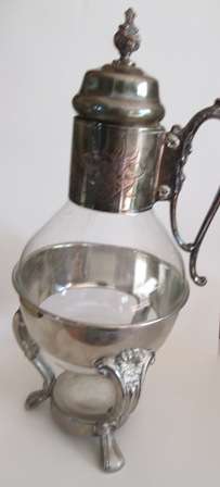 Decorative Jug on Silver Plated Stand