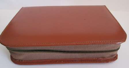 Leather Type Holder with Mild Steel Shaving Accessories