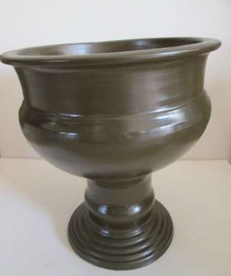 Lovely Solid Practical Ceramic Vase with Wide & Deep Opening