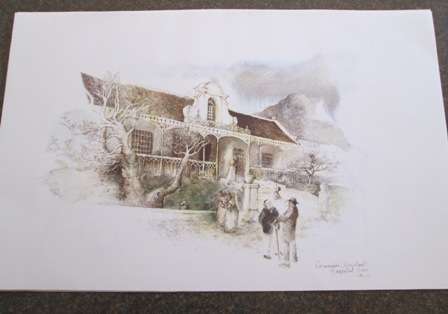 Quality Calendar Art Print "Leeuwendal Kloofstraat Kaapstad"