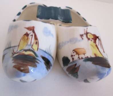 Capri Handpainted Decorative Dutch Ornamental Clogs