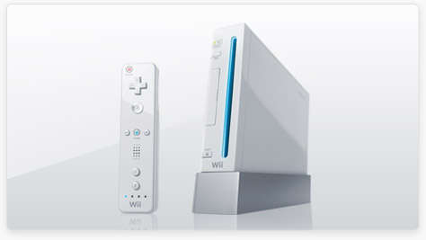 NINTENDO Wii WITH 8 GREAT GAMES