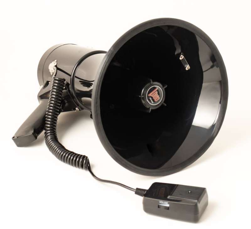 Loudcruiser 30W Handheld Megaphone with Rechargeable Battery Pack