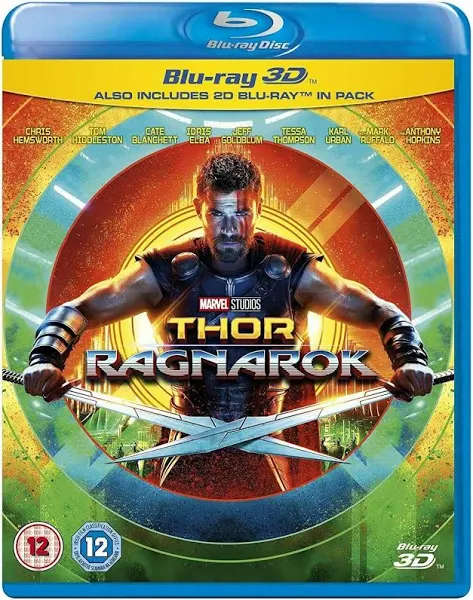 Thor Ragnarok (Blu Ray) (3d also includes 2D disk)