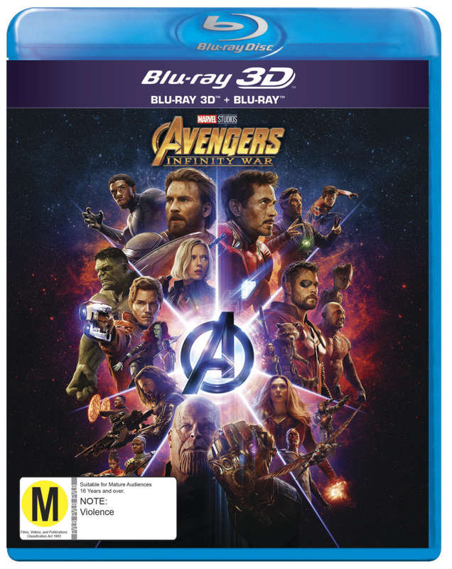 Avengers Infinity War  (Blu Ray) (3d also includes 2D disk)
