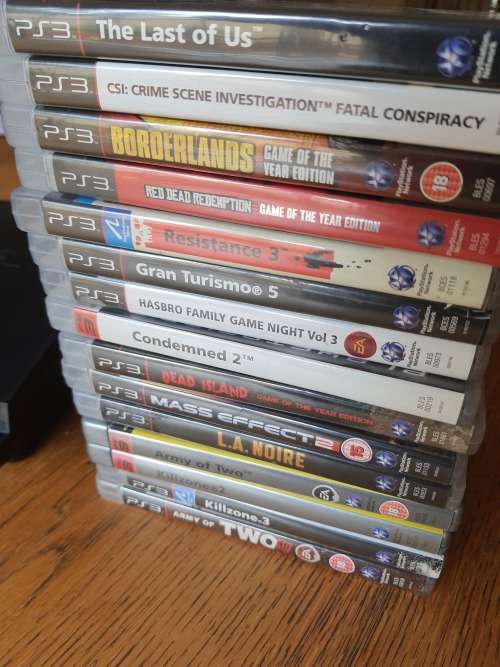 PS3 WITH 15 GAMES!