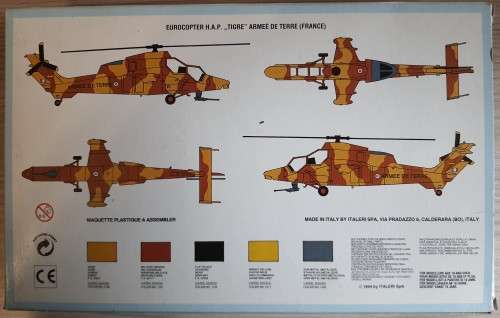 Italeri Eurocopter H.A.P Tigre Helicopter Model