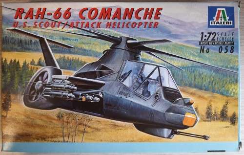 Italeri RAH-66 Commanche US Scout Attack Helicopter Model